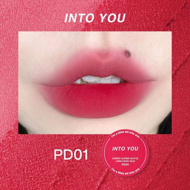 Son Môi Và Má Hồng Into You Shero Super Matte Lip & Cheek Mud 5g