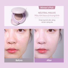 Phấn Nước Chống Nắng Nâng Tone Espoir Dewlike Jello Tone Up Cushion SPF50+ PA+++15g (tặng kèm ví)