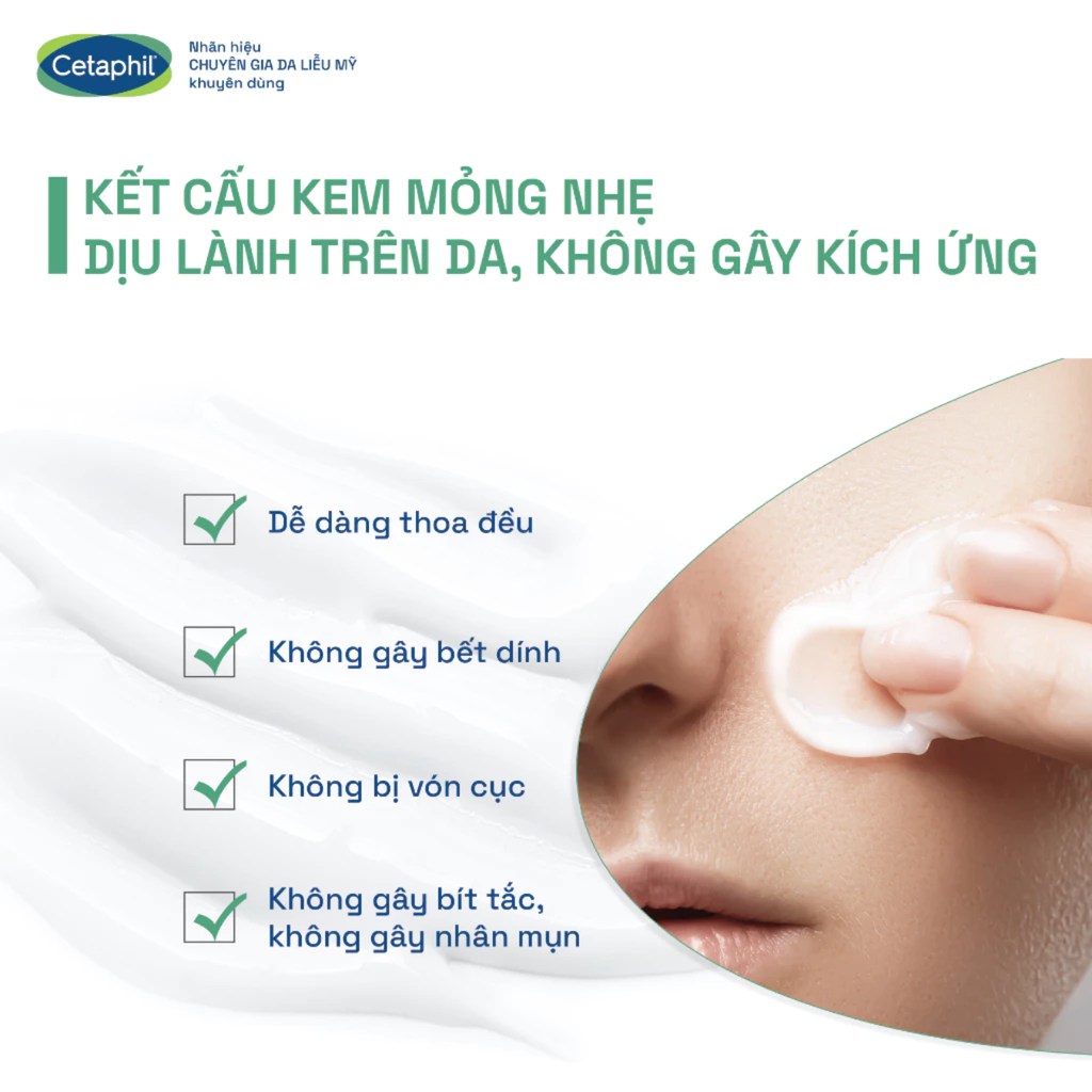Kem Dưỡng Ẩm Làm Dịu Và Phục Hồi Da Cetaphil Soothing And Comforting Cica Calming Face Cream 45ml
