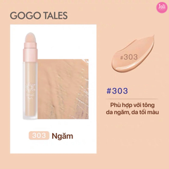 Kem Che Khuyết Điểm 2 Đầu GOGO TALES Moisturizing Traceless Concealer Special Fish