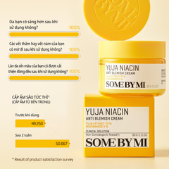 Kem Dưỡng Ẩm Làm Sáng Da Some By Mi Yuja Niacin Anti Blemish Cream 60g