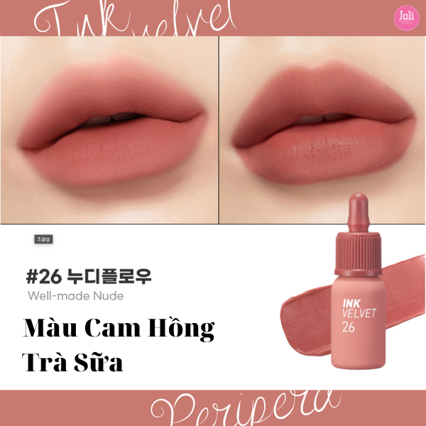 Son Kem Lì Peripera Ink Velvet Lip Tint