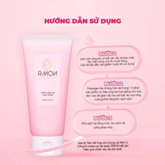 Tẩy Da Chết Body Muối Hồng Rmon White Label Dia Body Scurb 200g