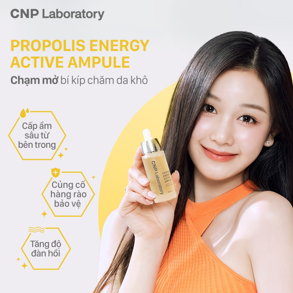 Tinh Chất Keo Ong Tái Tạo Phục Hồi Da CNP Laboratory Propolis Energy Active Ampule