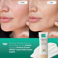 Kem Chống Nắng Làm Đều Màu Da MartiDerm The Originals Proteos Screen SPF50+ Color Fluid Cream Light 40ml