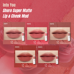 Son Môi Và Má Hồng Into You Shero Super Matte Lip & Cheek Mud 2g