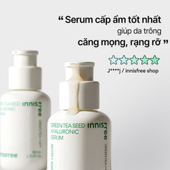 Tinh Chất Dưỡng Ẩm Phục Hồi Da Mụn innisfree Green Tea Seed Hyaluronic Serum