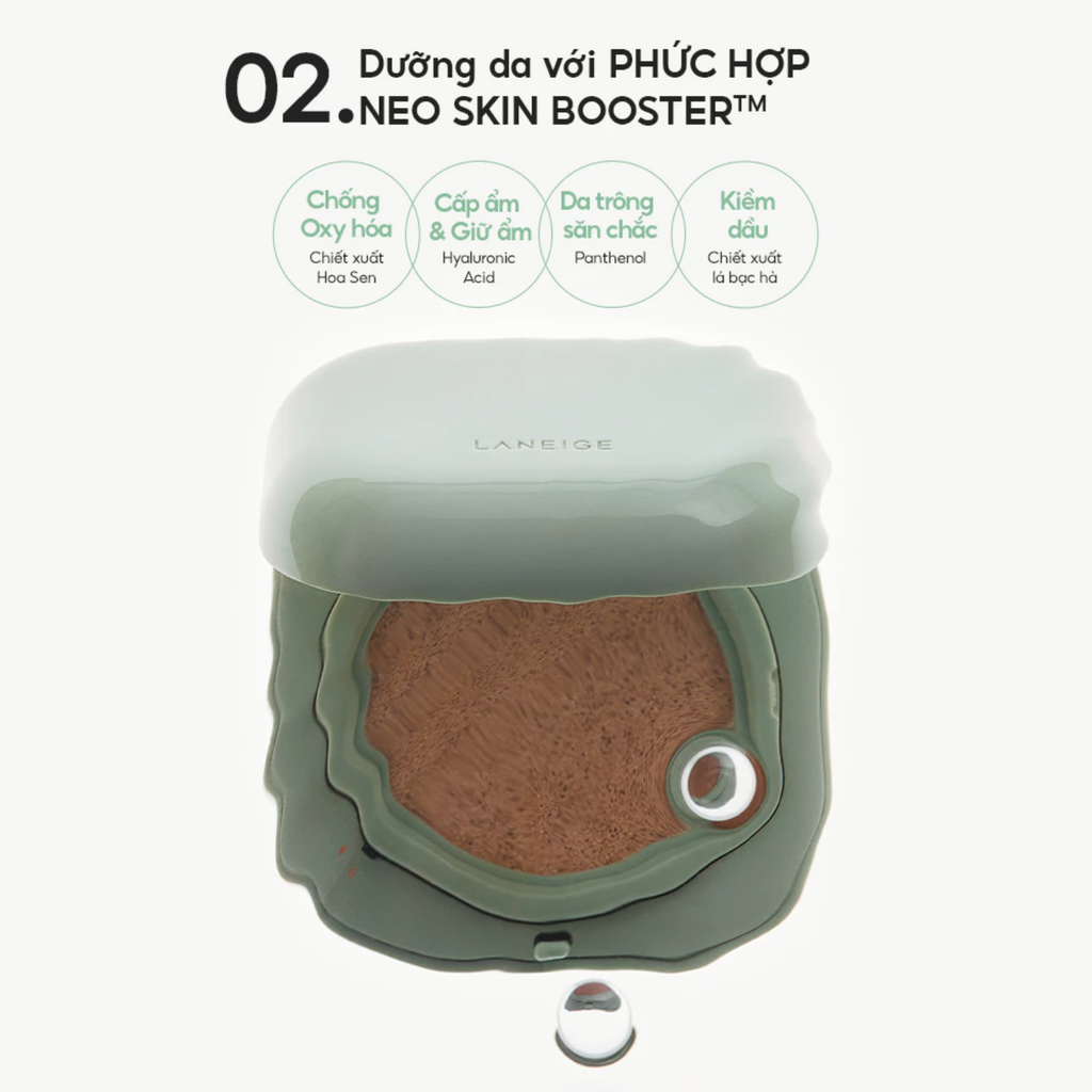 Phấn Nước Kiềm Dầu Laneige Neo Cushion Matte SPF46 PA++ 15gx2 (tặng kèm lõi)