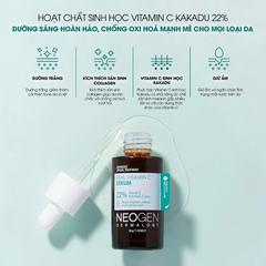 Tinh Chất Dưỡng Trắng Chống Oxi Hóa Neogen Dermalogy Real Vitamin C 22% Kakadu C-plex Serum 32g