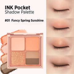 Phấn Mắt 4 Ô Peripera Ink Pocket Shadow Palette