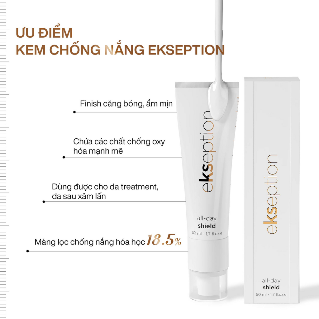 Kem Chống Nắng Dưỡng Ẩm Ngừa Lão Hóa Ekseption All Day Shield 50ml