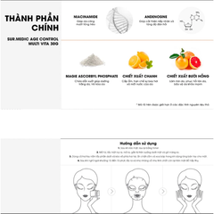 Mặt Nạ Chống Lão Hóa Da Sur.Medic+ Age Control Multi Vita Mask 30g