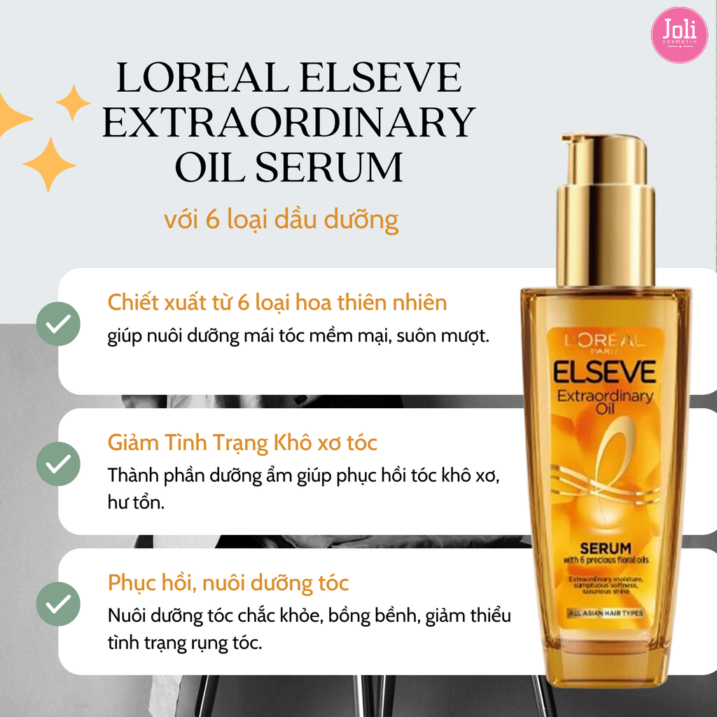 Dầu Dưỡng Tóc Loreal Elseve Extraordinary Oil Serum 100ml