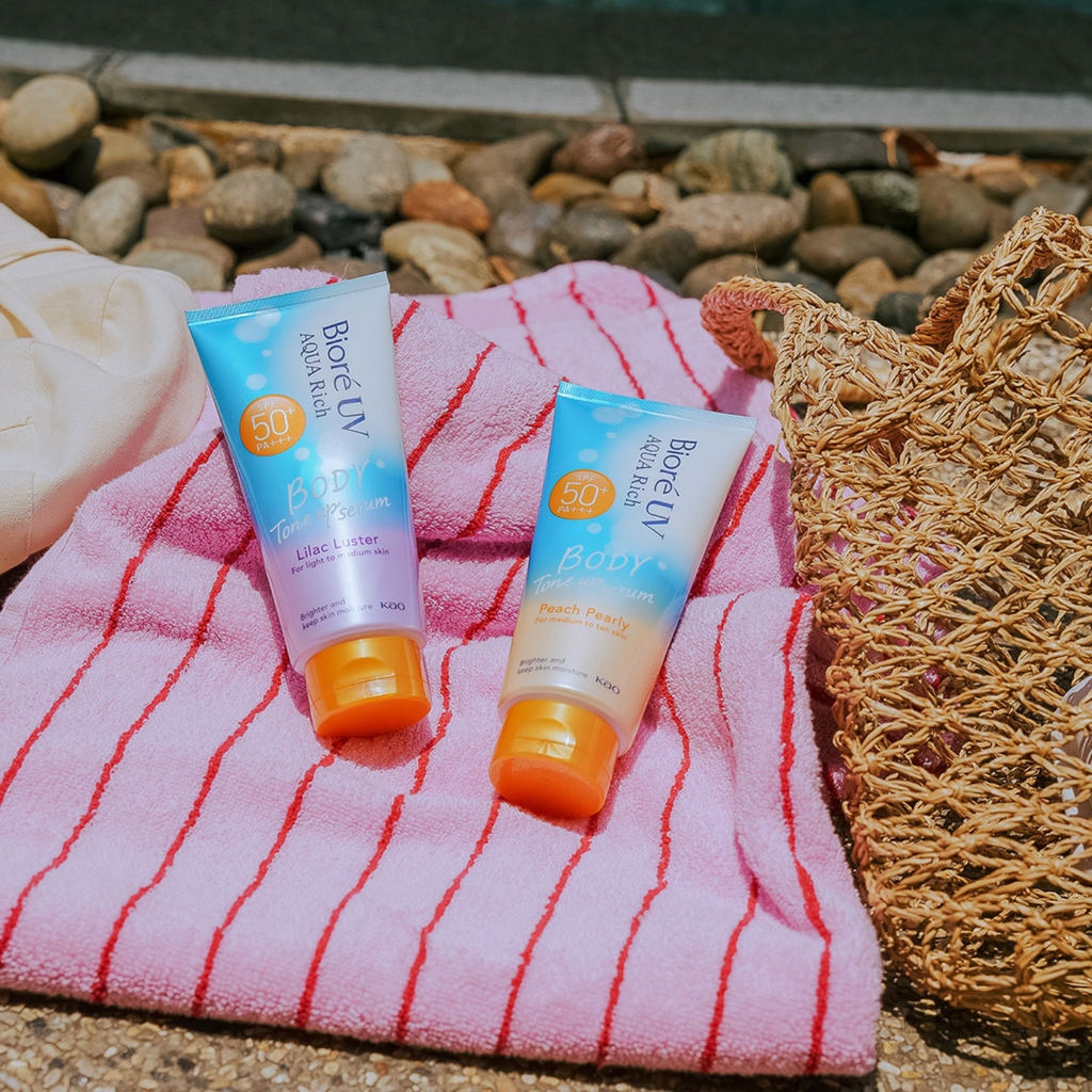 Serum Chống Nắng Dưỡng Thể Biore UV Aqua Rich Tone Up Serum SPF 50+ PA+++ 130ml