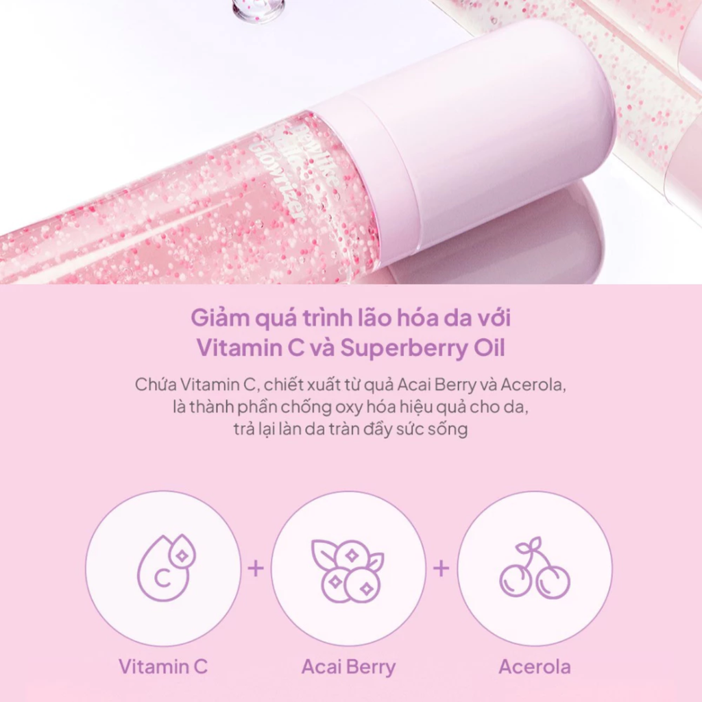 Kem Lót Dạng Gel Dưỡng Ẩm Bắt Sáng Dewlike Jello Glowrizer 7ml
