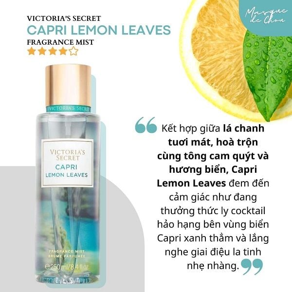 Xịt thơm Victoria Secret Fragance Mist Brume Parfume 250ml