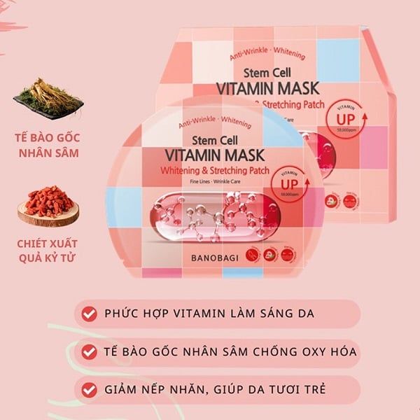 Mặt Nạ Banobagi Stem Cell Vitamin Mask