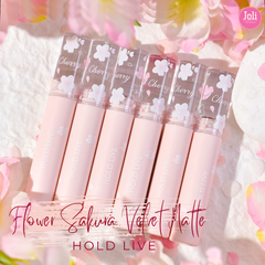 Son Kem Lì HOLD LIVE Flower Sakura Velvet Matte
