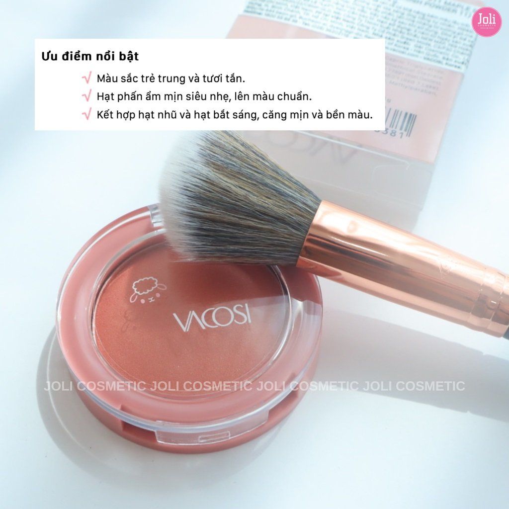 Phấn Má Hồng Vacosi VP10 Natural Studio Lolipop Blush Powder 7.3g