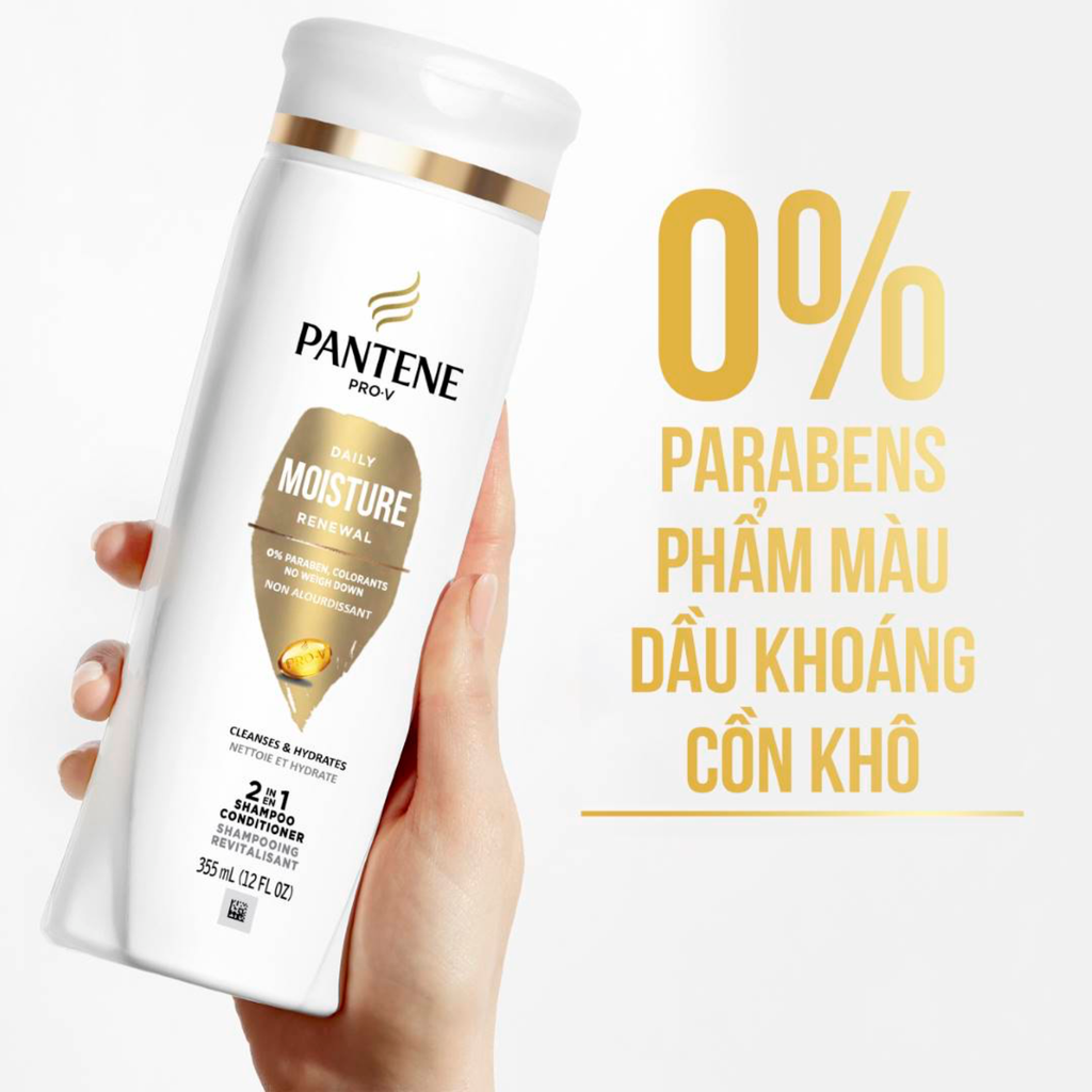 Dầu Gội & Xả Pantene Pro-V 2in1 Shampoo + Conditioner 355ml