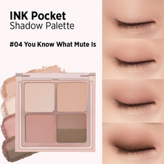 Phấn Mắt 4 Ô Peripera Ink Pocket Shadow Palette