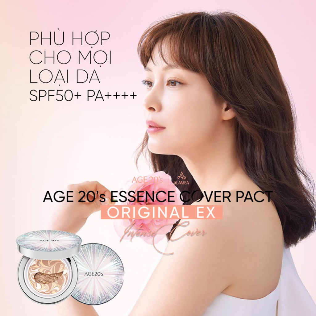 Phấn Tươi AGE20's Essence Cover Pact Original EX Intense Cover 12.5g