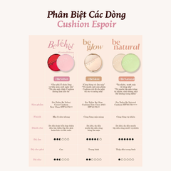Phấn Nước Espoir Pro Tailor Be Velvet Cover Cushion New Class SPF34 PA++(Tặng kèm lõi)