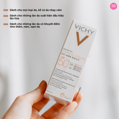 Gel Chống Nắng Giảm Nếp Nhăn Vichy Capital Soleil UV – Age Daily Anti Photo-Ageing Water Fluid SPF50+ PA+++ 40ml