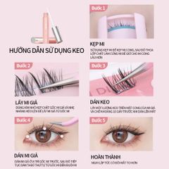 Lông Mi Giả Dạng Cụm Dày Đậm Mlen Diary Baby Comic Lazy Lashes Series