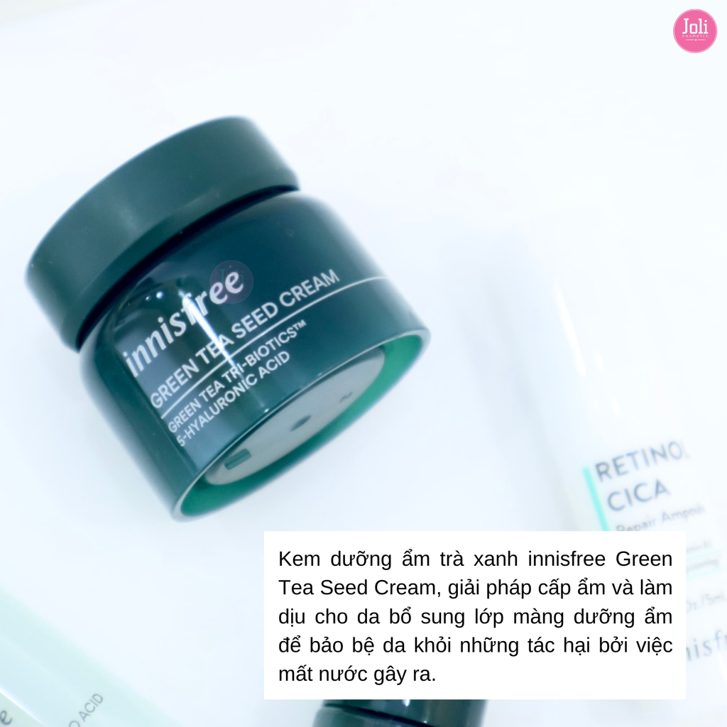 Bộ Sản Phẩm Dưỡng Da innisfree Green Tea Seed Essential Moisturizing Kit 4 món