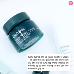 Bộ Sản Phẩm Dưỡng Da innisfree Green Tea Seed Essential Moisturizing Kit 4 món