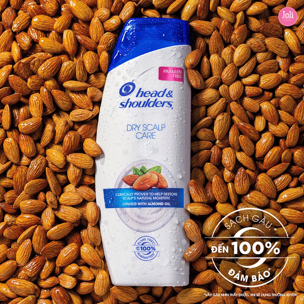 Gội Xả Dưỡng Ẩm Da Đầu Khô Head & Shoulders Dry Scalp Care 2in1 Almond Oil 700ml