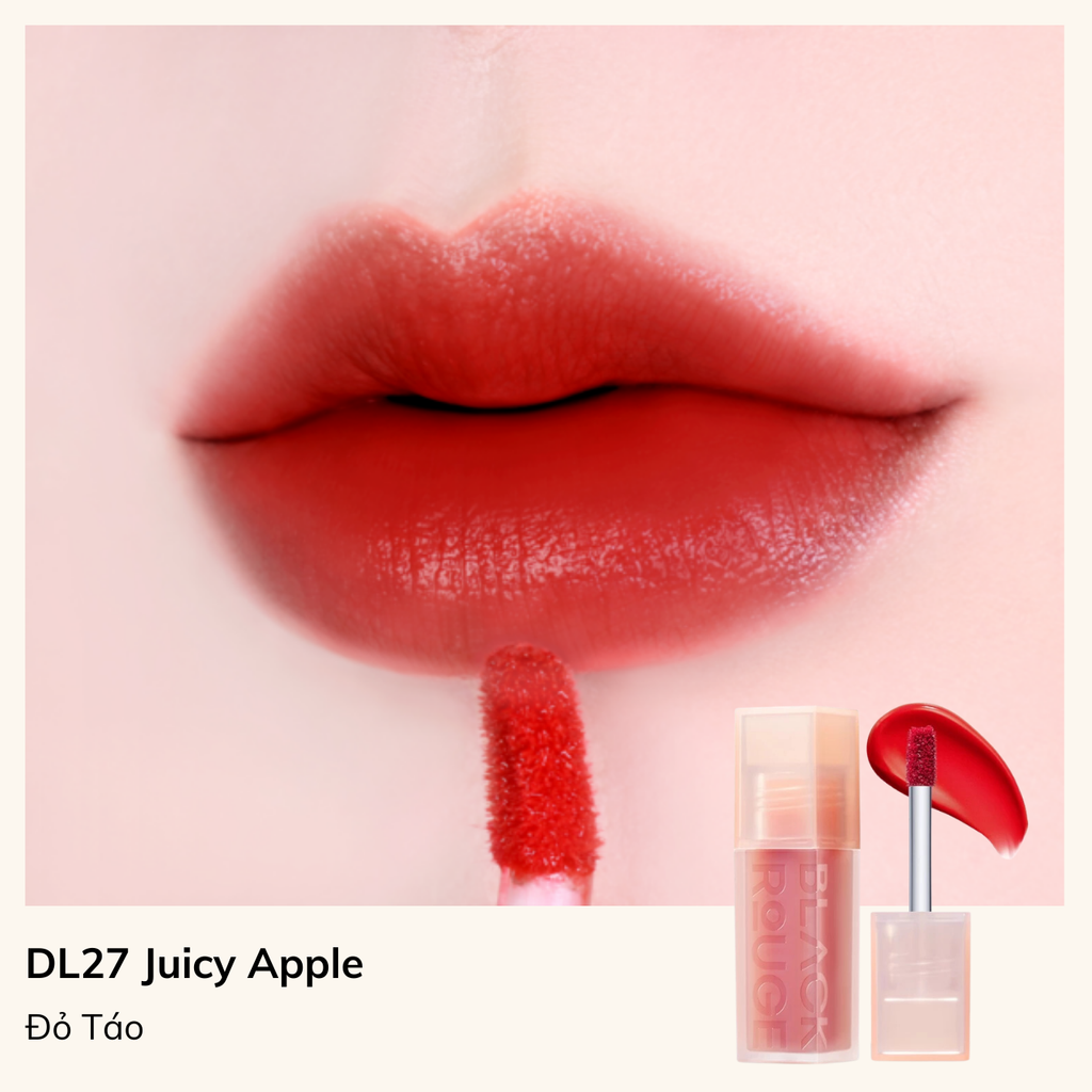 Son Kem Black Rouge Double Layer Over Velvet Sweet Tangerine