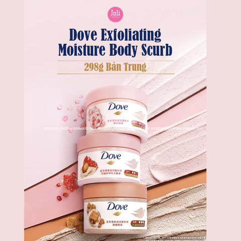 Tẩy Tế Bào Chết Dưỡng Ẩm Toàn Thân Dove Moisturizing Body Scurb 298g (Bản Trung)