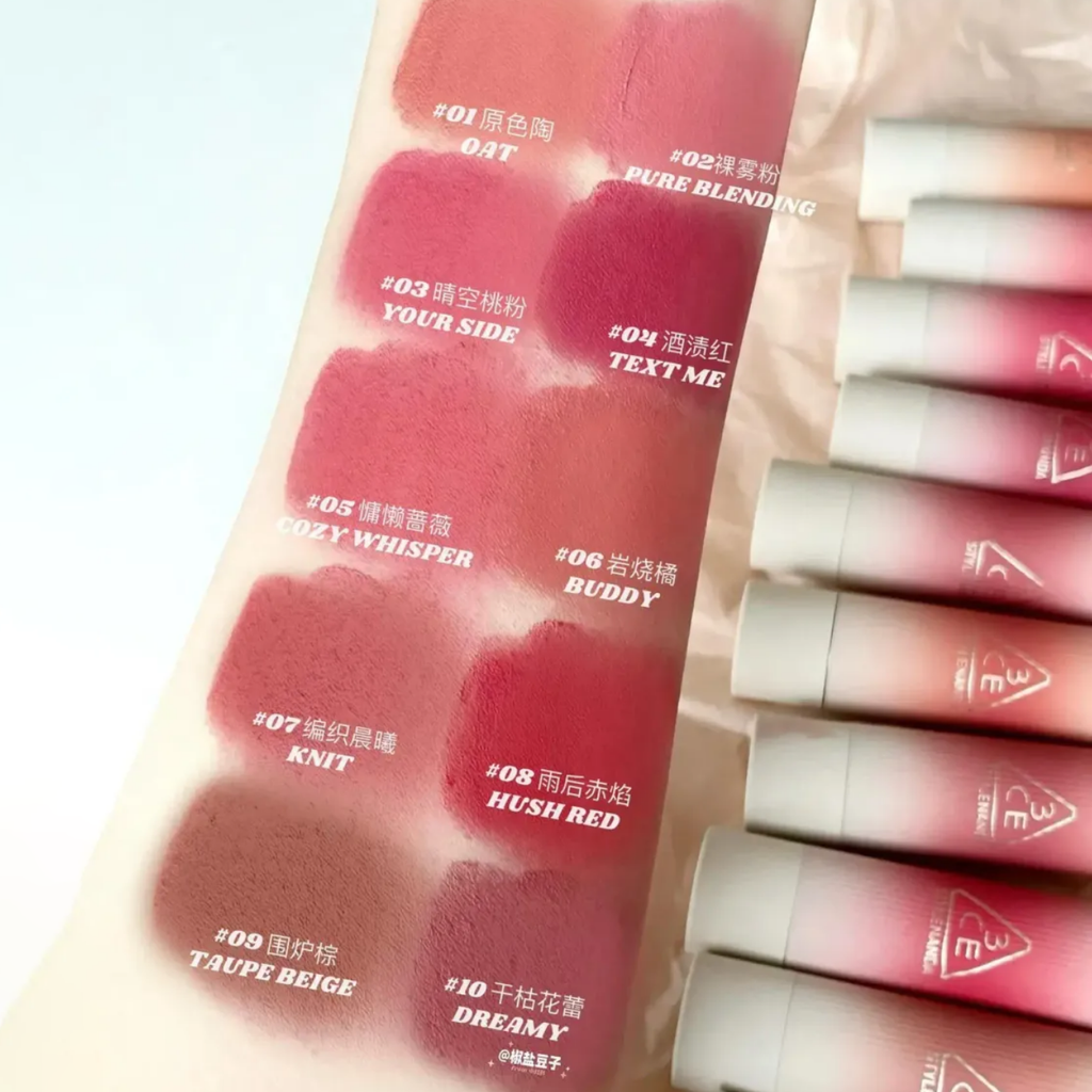 Son Thỏi Lì 3CE Cashmere Hug Lipstick