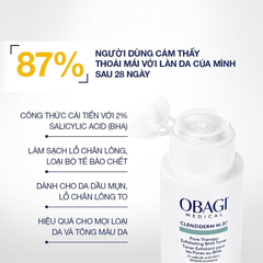 Nước Hoa Hồng Thu Nhỏ Lỗ Chân Lông Obagi Clenziderm M.D Pore Therapy Exfoliating BHA Toner 148ml