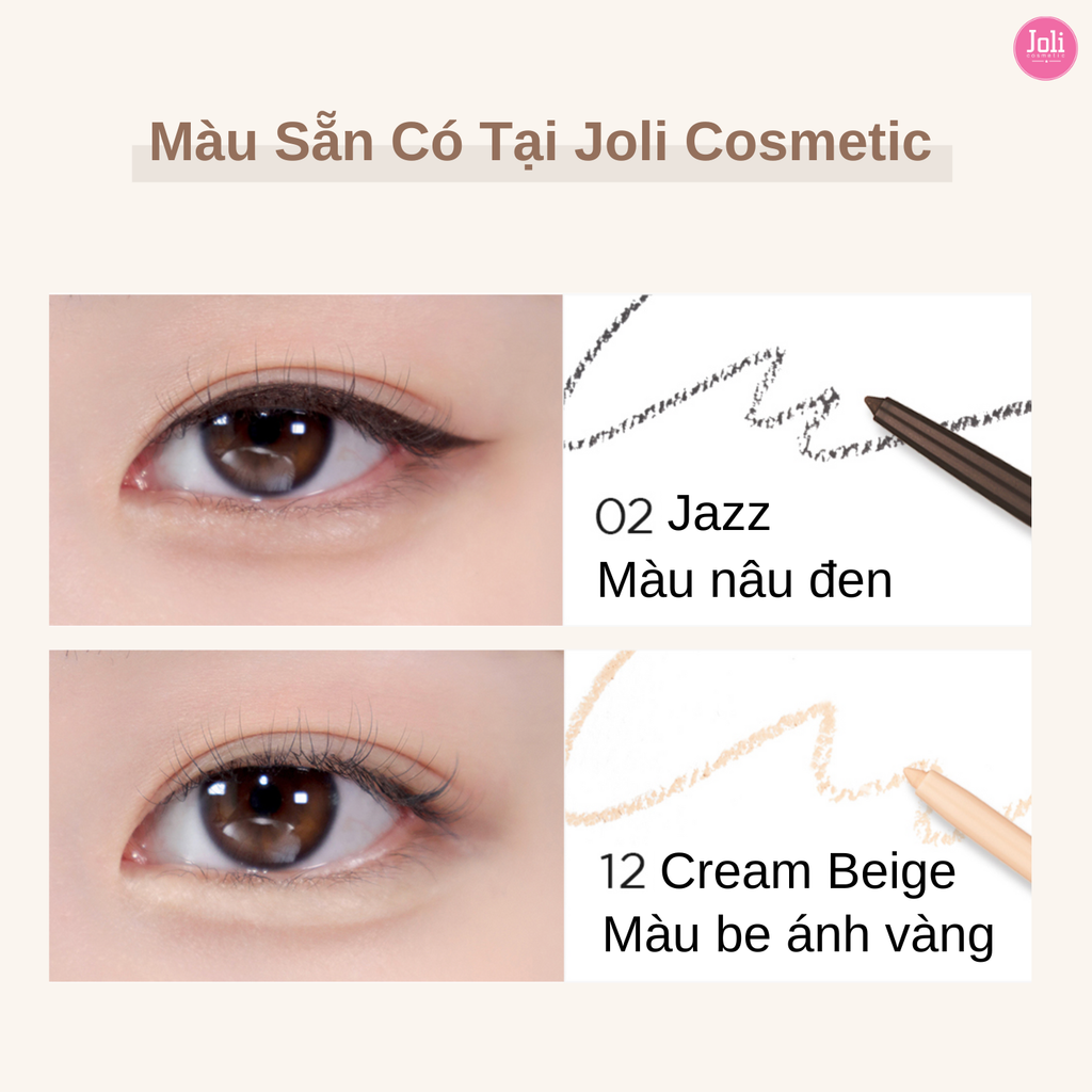 Kẻ Mắt Dạng Gel Bbia Last Auto Gel Eyeliner 0.3g