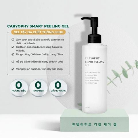 Gel Tẩy Tế Bào Chết Ngăn Ngừa Mụn Caryophy Smart Peeling Gel 250ml