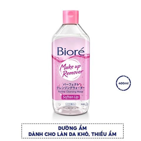 Nước Tẩy Trang Biore Soften Up Dưỡng Ẩm Da Perfect Cleansing Water 400ml