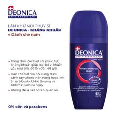 Lăn Khử Mùi Dành Cho Nam Và Nữ Deonica Deonica Anti - Perspirant Smart Control 50ml