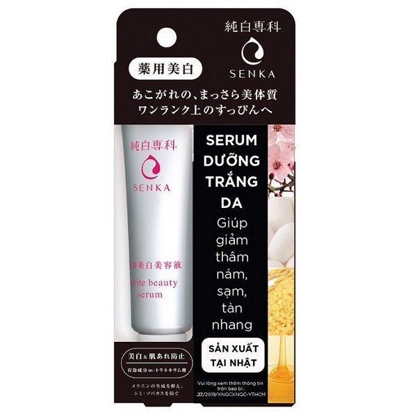 Tinh Chất Dưỡng Sáng Da Mờ Thâm Sạm Senka White Beauty Serum 35g