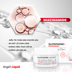 Kem Dưỡng Sáng Da Mờ Thâm Nám Angel's Liquid Glutathione Plus Niacinamide 700V Cream 50ml