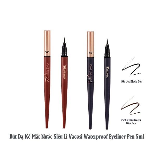 Bút Kẻ Mắt Nước Vacosi VM24 Waterproof Eyeliner Pen