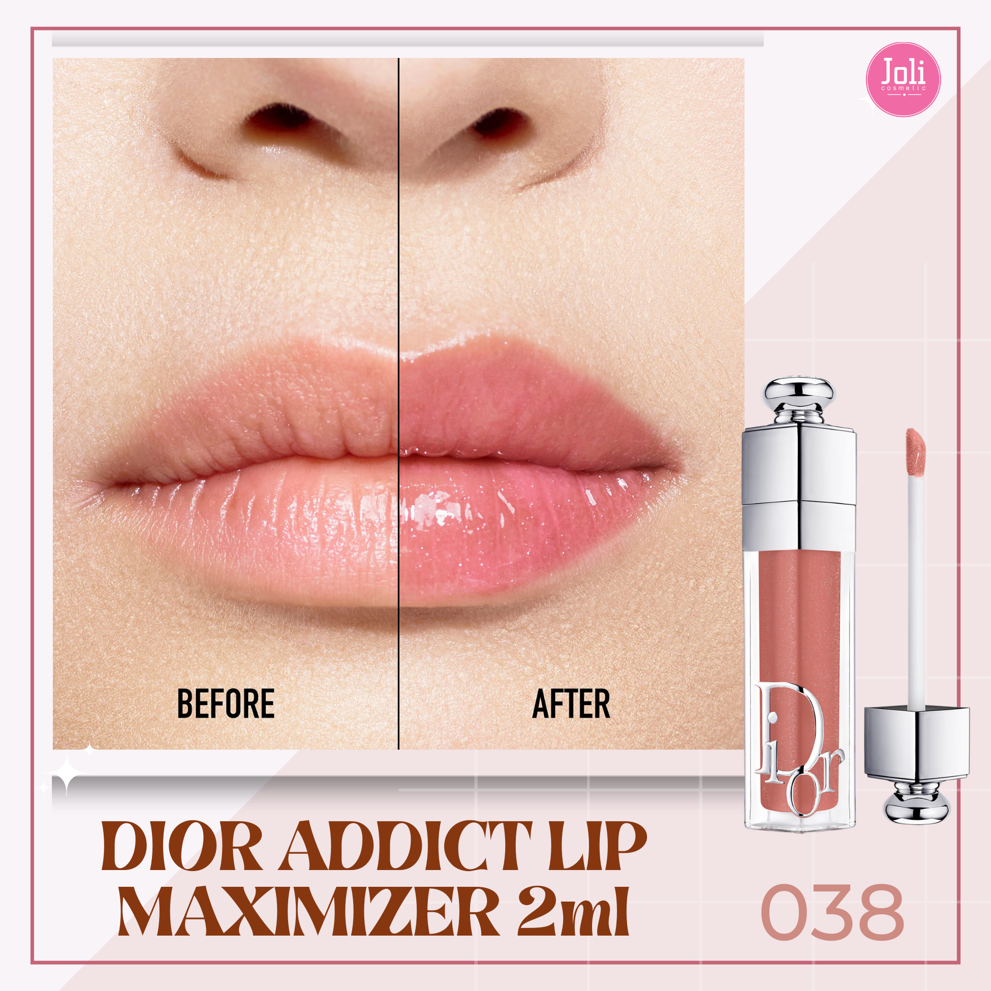 Son bóng dưỡng môi mini DIOR LIP MAXIMIZER 020 Mahogany Brown 2ml Son dưỡng môi trị thâm TheFaceHoliccom #39 Son bóng dưỡng môi mini DIOR LIP MAXIMIZER 020 Mahogany Brown 2ml Son dưỡng môi trị thâm TheFaceHoliccom