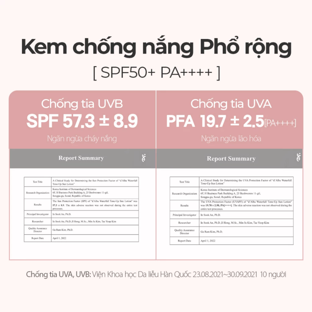 Kem Chống Nắng Nâng Tone Tự Nhiên d'Alba Waterfull+ Tone Up Sun Cream SPF50+ PA++++ 50ml