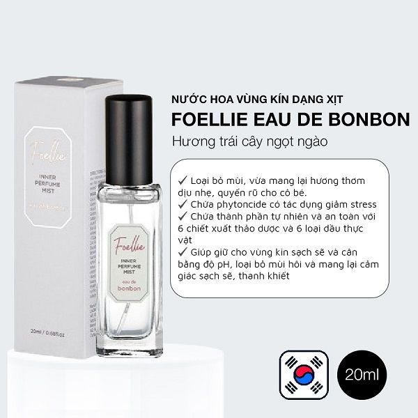 Xịt Thơm Vùng Kín Foellie Inner Perfume Mist 20ml