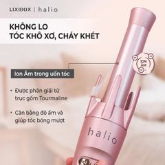 Máy Uốn Tóc Tự Xoay 360 Độ Ion Âm, Không Gây Khô Xơ Tóc Halio Auto Rotating Hair Curler