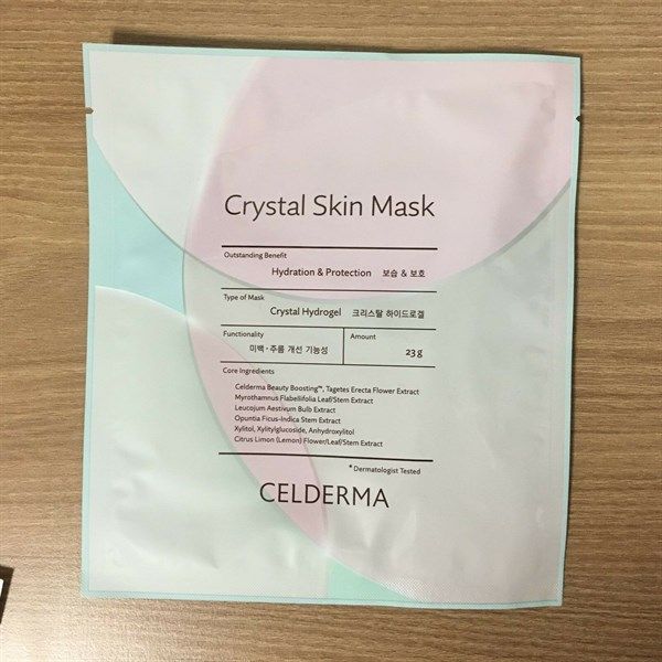 Mặt nạ CELDERMA CRYSTAL SKIN MASK PACK - HYDRATION & PROTECTION