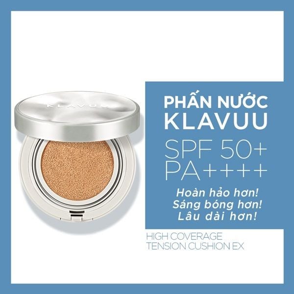 Phấn Nước Klavuu Urban Pearlsation High Coverage Tension Cushion EX SPF50+ PA++++