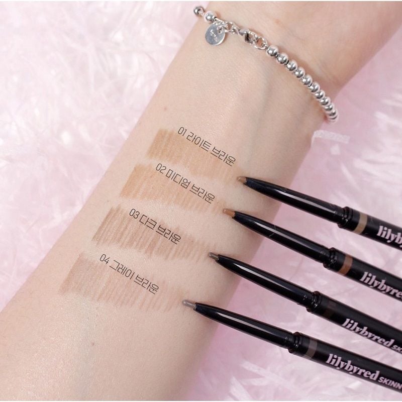 Chì Kẻ Mày Siêu Mảnh Lilybyred Skinny Mes Brow Pencil